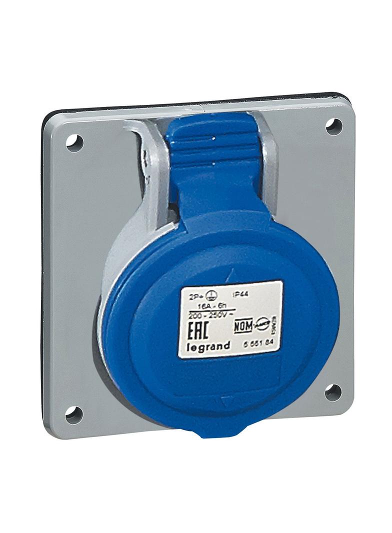 P17 TEMPRA PRO GNIAZDO TABLICOWE 16A 2P+Z 230V IP44, Legrand