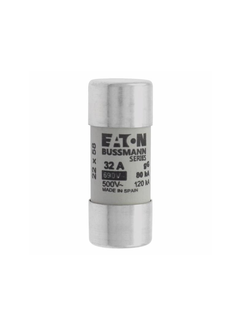 CYLINDRICAL FUSE 22 x 58 32A GG 690V AC Wkładka cylindryczna 22 x 58mm 32A GG 690V AC C22G32 EATON
