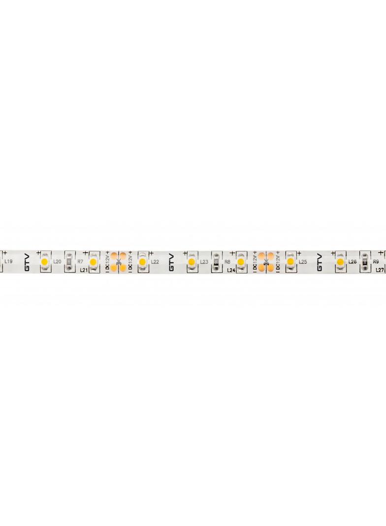TAŚMA FLASH 3528, 300 LED CIEPŁY BIAŁY, 24W WODOODPORNA 8MM, ROLKA 5M