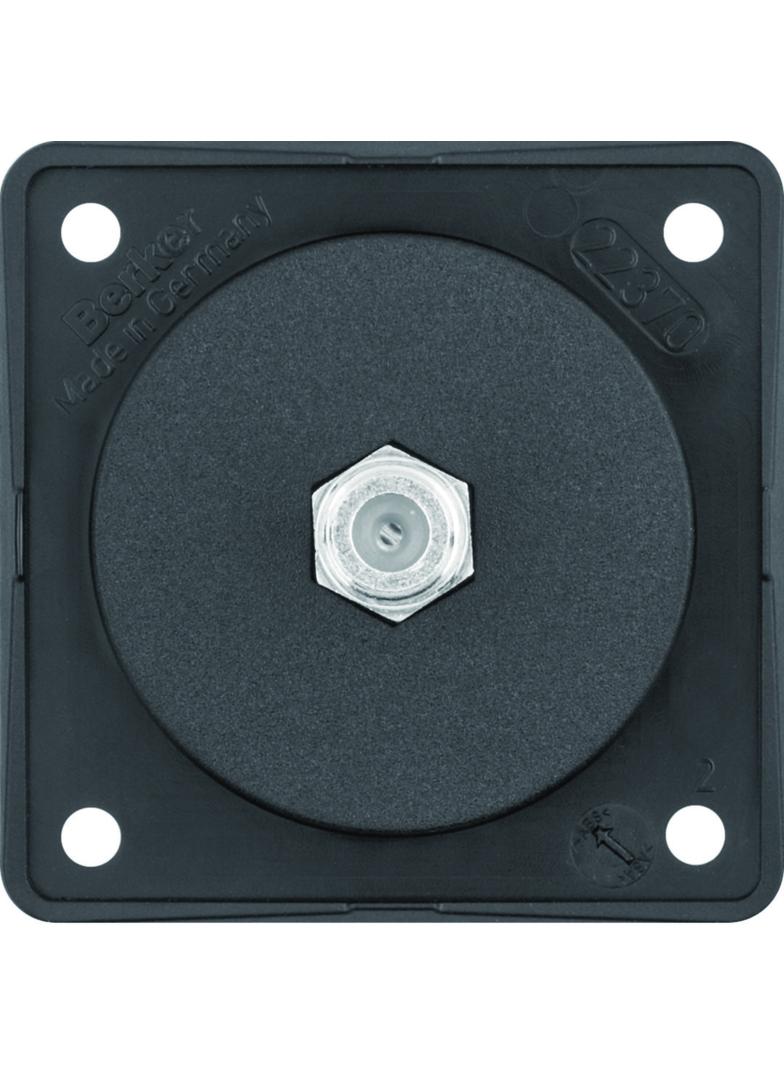 Integro Flow Gniazdo przyłączeniowe anteny SAT, mechanizm, czarny, mat 9451905 HAGER