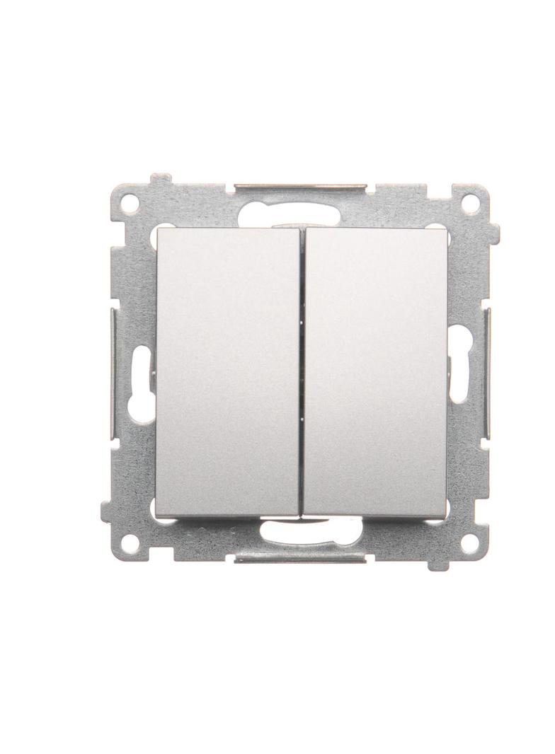 Simon 54 Łącznik świecznikowy 16A 250V zaciski śrubowe srebrny mat DW5A.01/43 KONTAKT