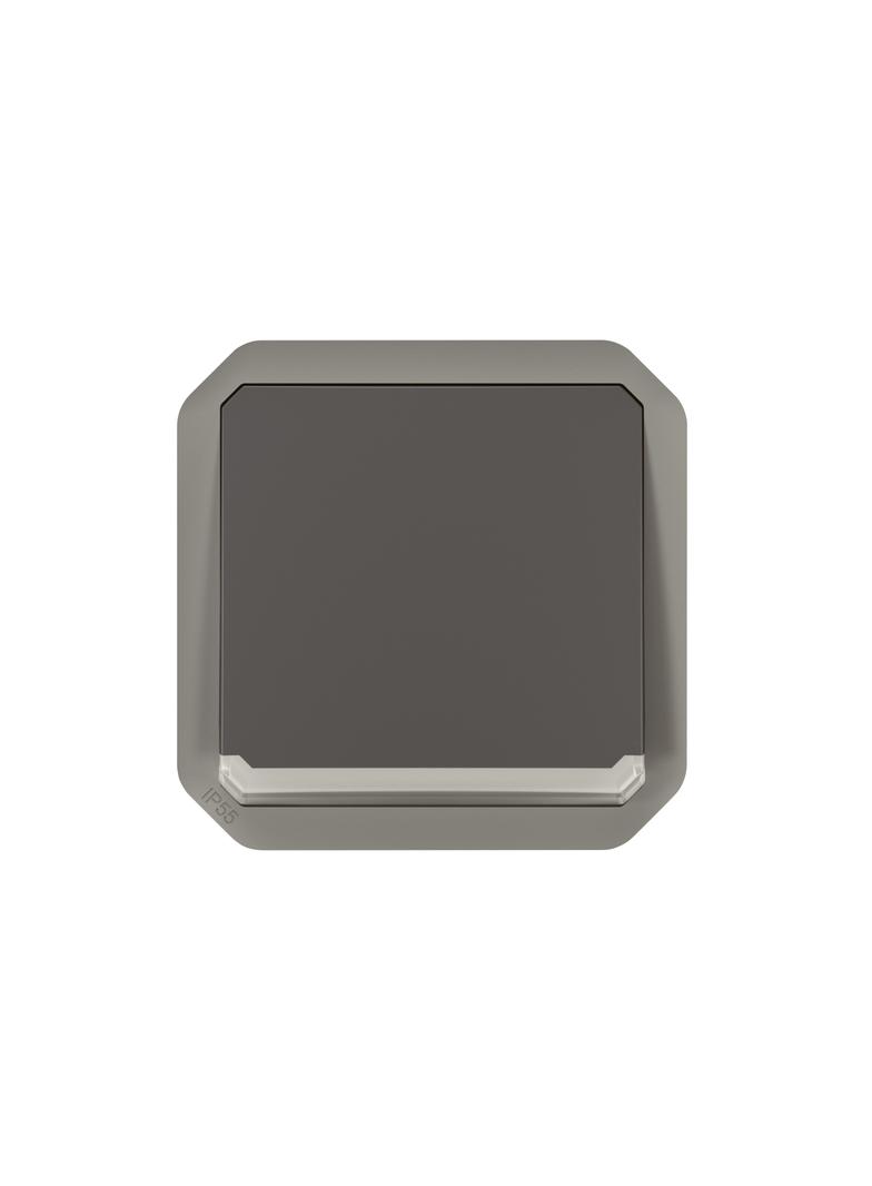 NOWE PLEXO - PRZY. PRZEŁĄCZNY NO/NC Z PODŚWIETL. MECHANIZM 10A- 250V ANTRACYT 069816L LEGRAND