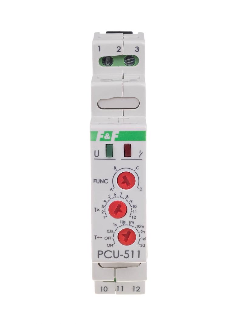 Przekaźnik czasowy styk 1Z/R 230V PCU-511 F&F