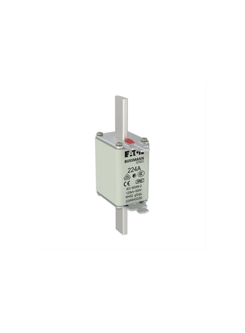 NH FUSE 224A 500V GG/GL SIZE 02 Wkładka NH02 224A 500V GL/GG podwójny wskaźnik 224NHG02B EATON