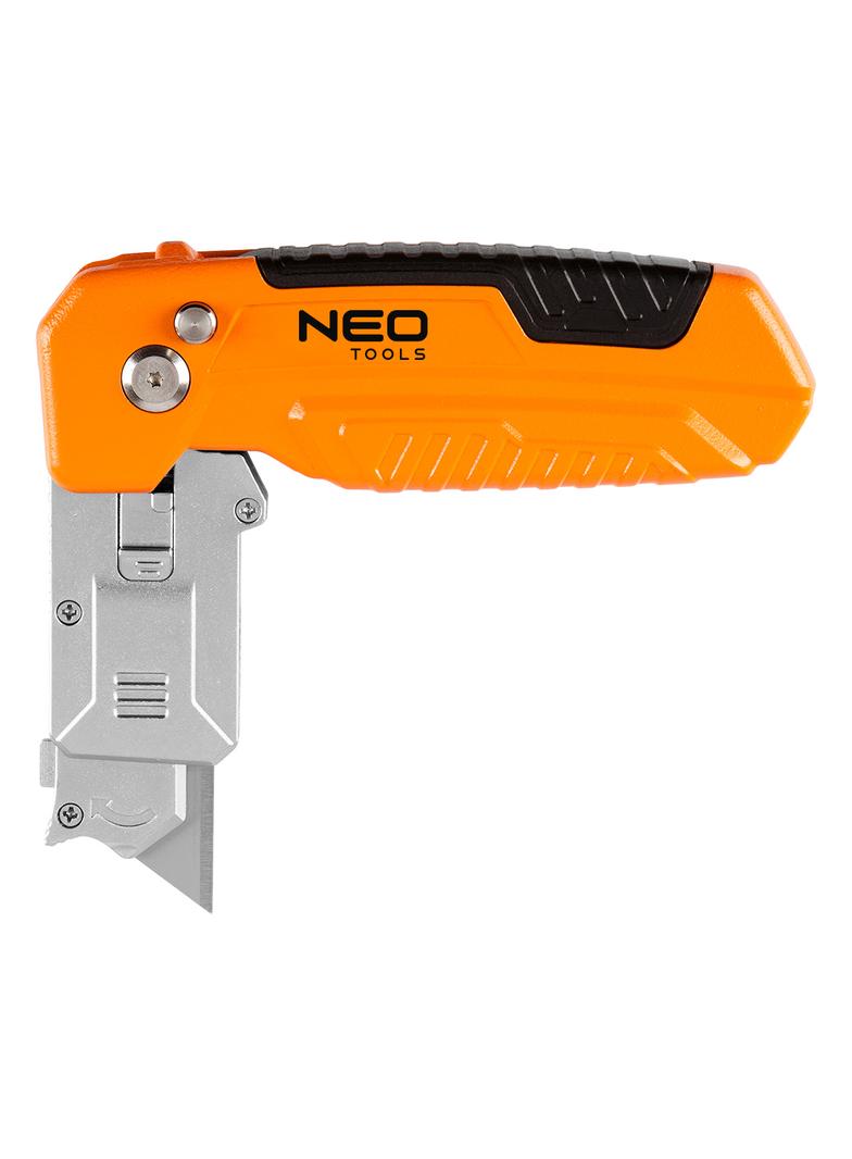 Nóż z ostrzem trapezowym ze skrobakiem