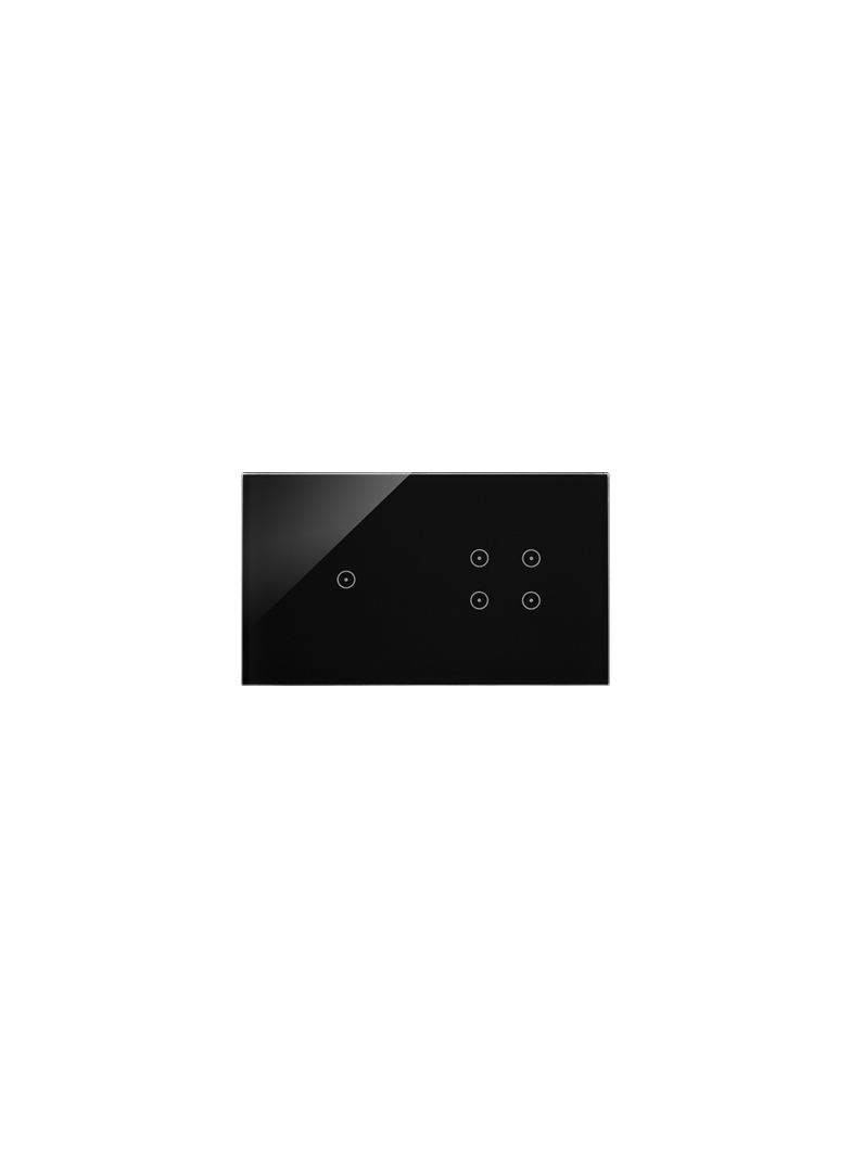Simon 54 Touch Panel dotykowy S54 Touch 2 moduły 1 pole dotykowe + 4 pola dotykowe zastygła lawa DSTR214/73 KONTAKT