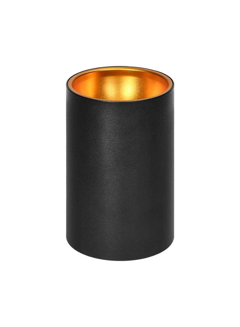 ELIZA, oprawa typu downlight, GU10 max. 35W, IP20, okrągła, czarno-złota, aluminium