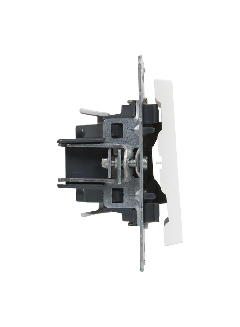 SUNO - Łącznik schodowy - 10 AX - 250 V~ - zaciski automatyczne, Biały, Legrand