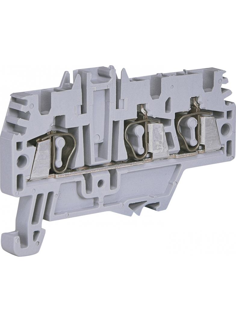 ESP-HMM.2/1+2 Złączka sprężynowa 2,5 mm2 (1wej,2 wyj) (szara)