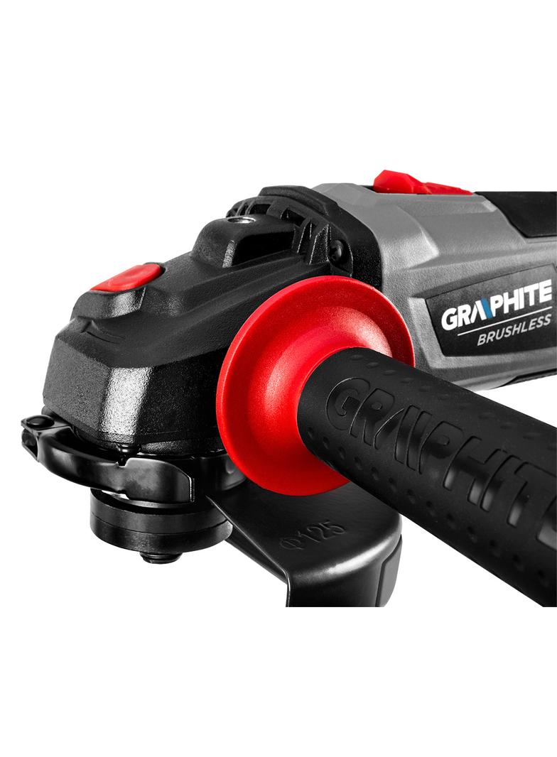 Szlifierka kątowa akumulatorowa bezszczotkowa Energy+ 18V, Li-Ion, tarcza 125mm, bez akumulatora