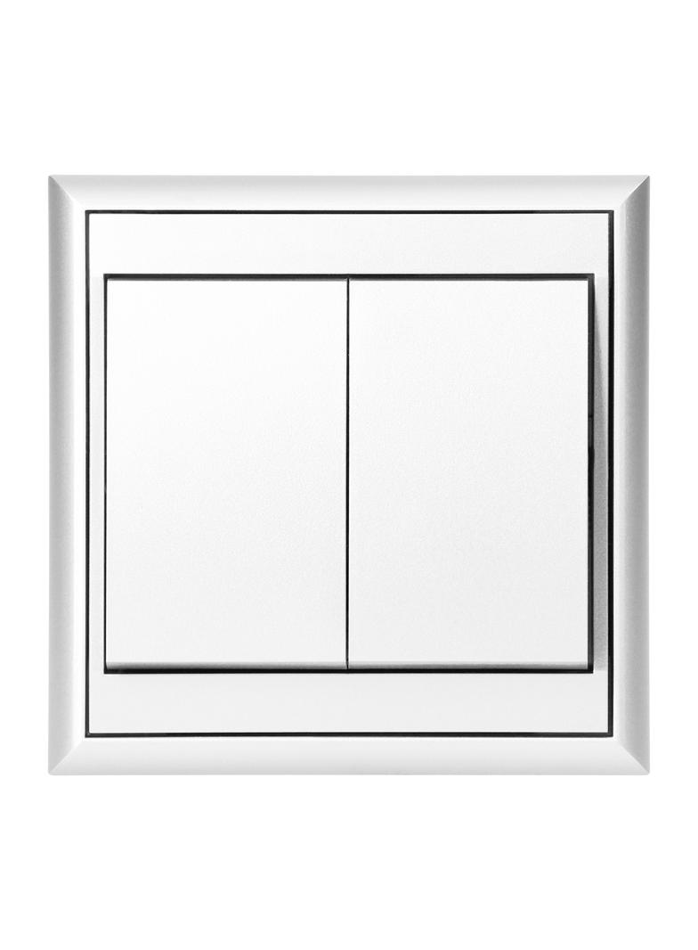 Łącznik podtynkowy świecznikowy Luna, 10A, 250V, WP-2L, biały OR-OE-7601/W ORNO
