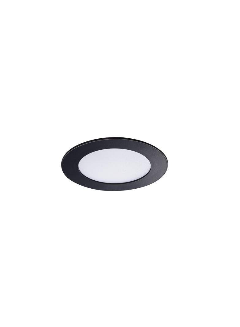Oprawa typu downlight ROUNDA V2LED6W-WW-B IP44 270lm 3000K barwa ciepła 230V Czarny 33562 KANLUX