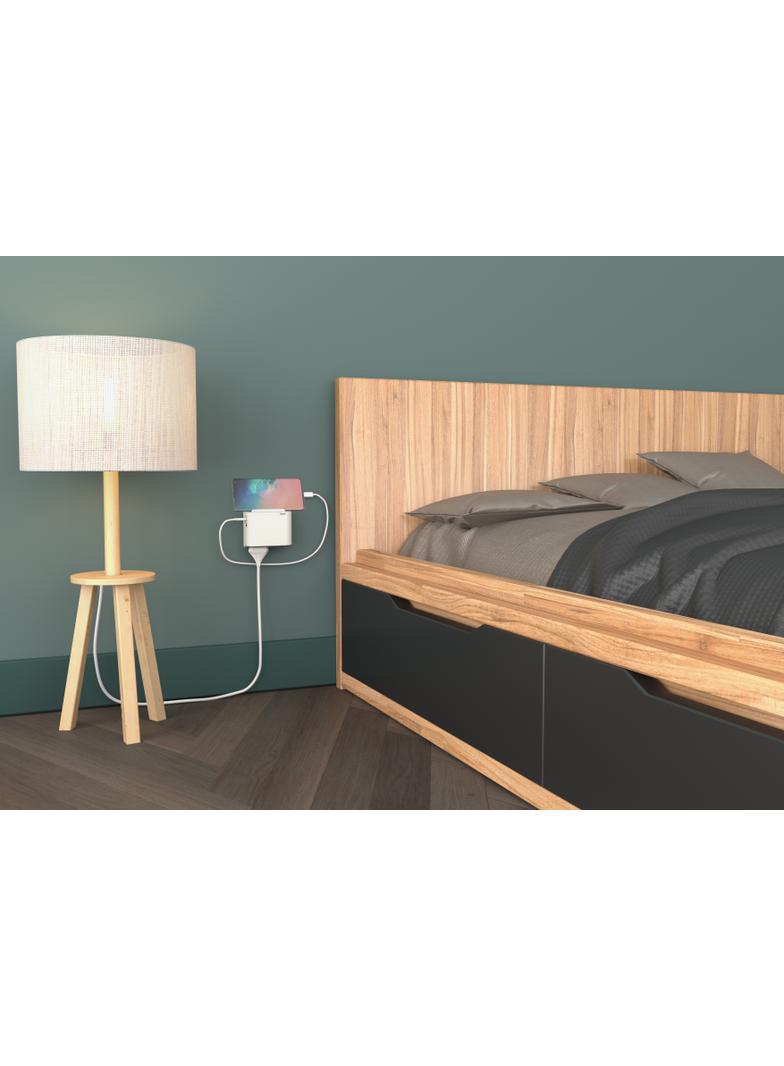 ROZGAŁĘŹNIK 2X2P, USB A+C - BIAŁY/GRAFITOWY, Legrand