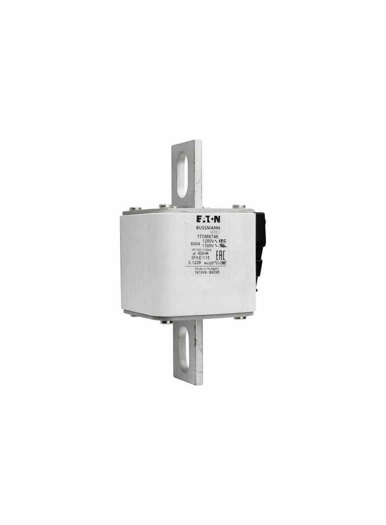 FUSE 800A 1250V 3FKE/115 AR CU Wkładka szybka 800A AC 1250V rozmiar 3 76x92x159 mm aR IEC, 170M6746
