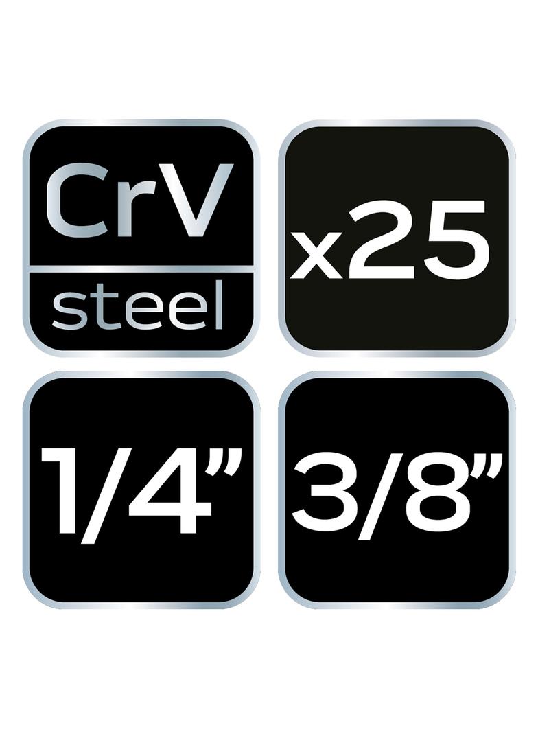 Zestaw narzędzi do motocykla - 25 szt. - miękkie etui