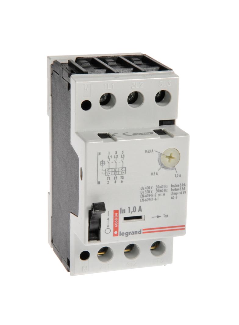 Wyłącznik Silnikowy 3P 0,25Kw 0,63-1A M 250 1 606804 LEGRAND