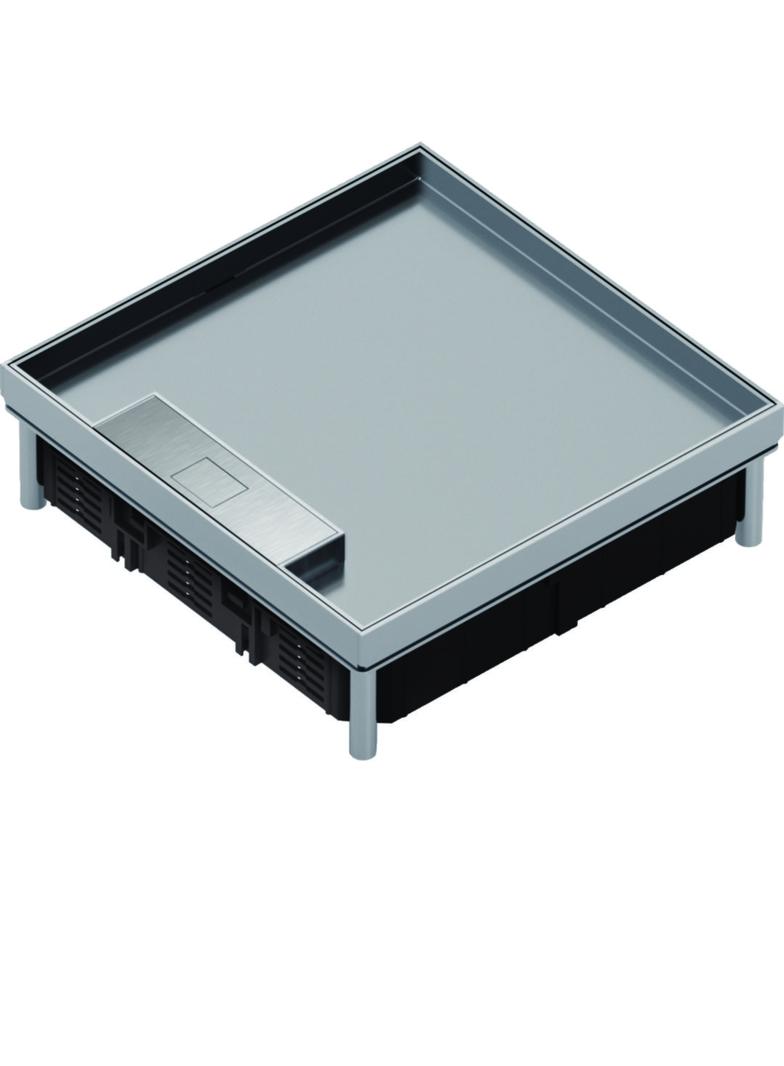tehalit.VE-EE Pokrywa uchylna IP30 5kN EKQ12 244x244 15mm stal nierdzewna EKQ120LE15 HAGER