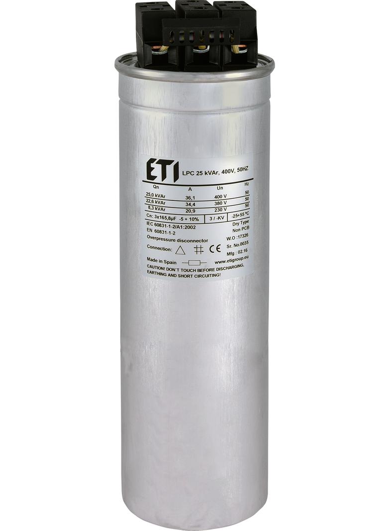 Kondensator LPC 25 kVAr, 400V, 50Hz 004656754 ETI