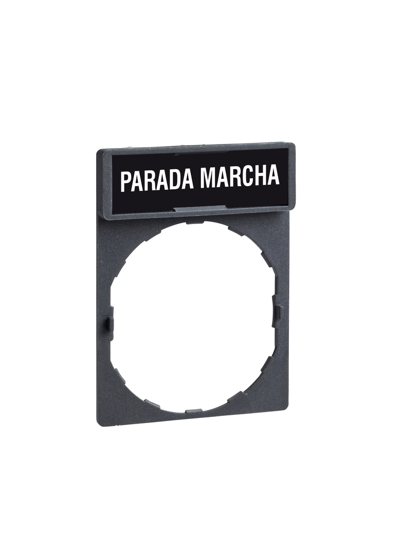 Harmony XB4 Ramka 30X40mm do mocowania etykiet o wymiarach 8X27mm PARADA MARCHA