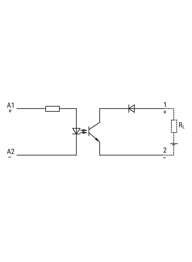 optoseparator 10mm 24VDC/60VDC 100mA WAGO