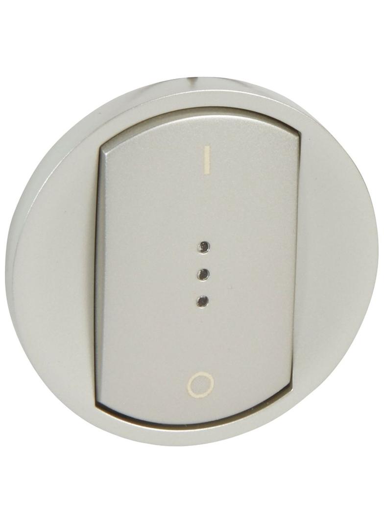 CELIANE - KLAWISZ ŁĄCZNIKA DWUBIEGUNOWEGO Z WSKAŹNIKIEM LED TYTANOWY, Legrand