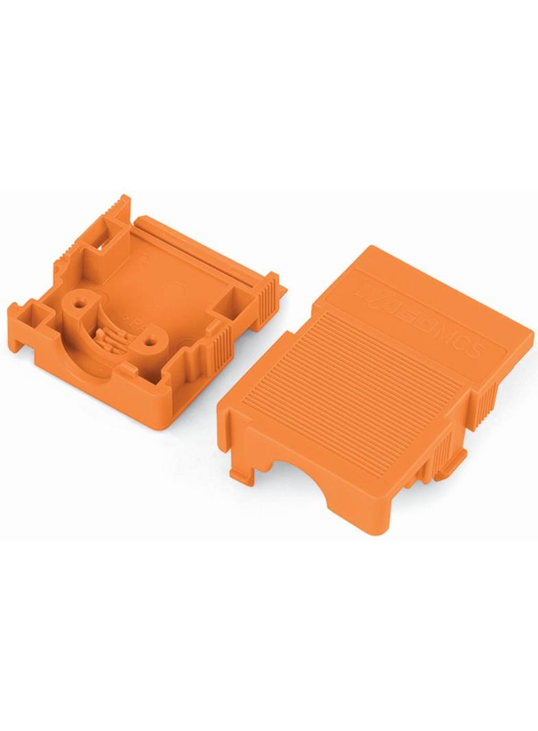 obudowa zabezpieczająca przewody 2-bieg. pomarańczowa raster 7,62 mm