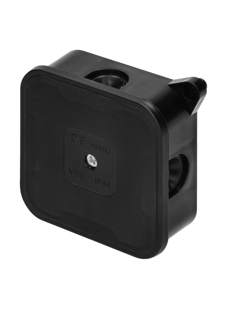 Puszka n/t ECO IP44 400V 4 dławnice gumowe 85x85x35mm czarny OR-JB-13806/B ORNO