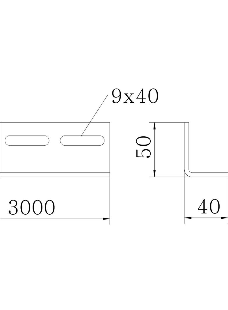 WP 40 50 3000 FT Kątownik żelazny