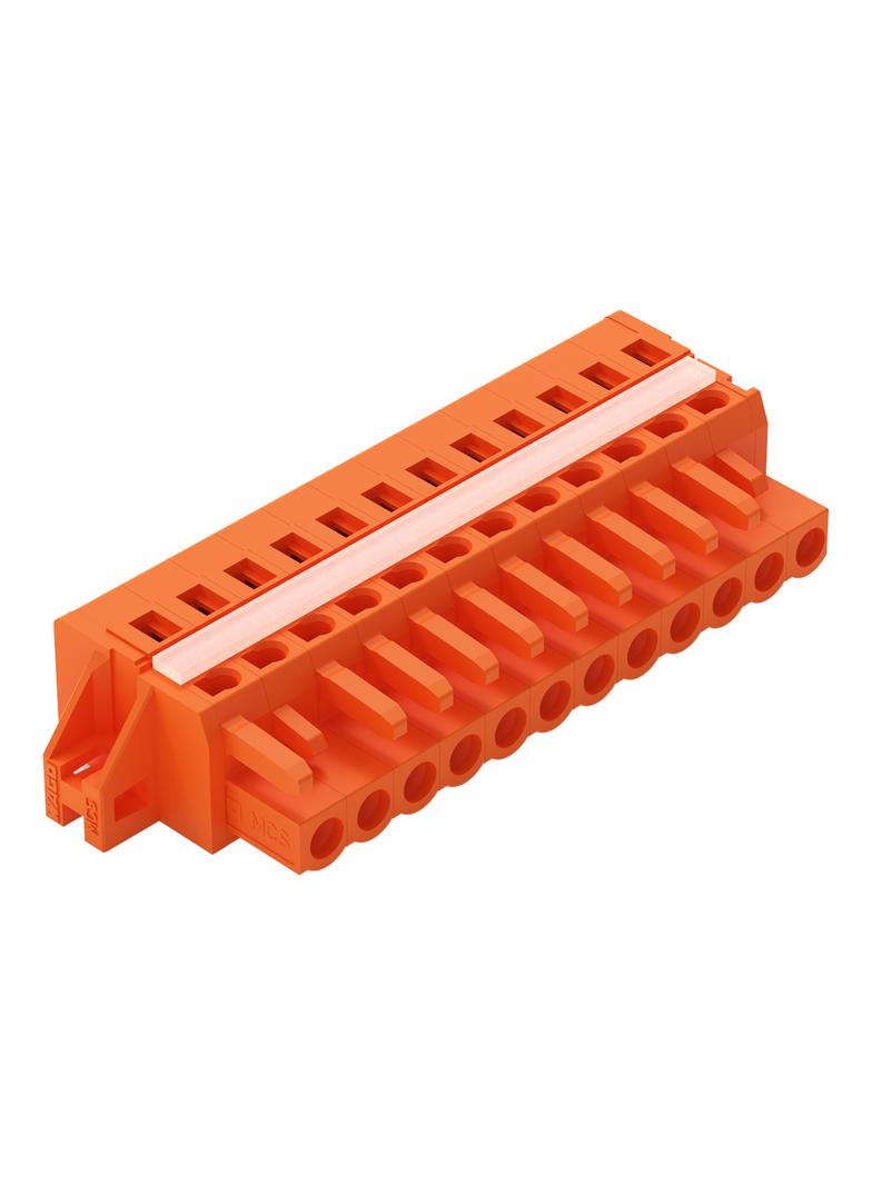 Gniazdo MCS-MIDI Classic 12-biegunowe pomarańczowe raster 5,08mm /25szt./ 231-312/027-000 WAGO