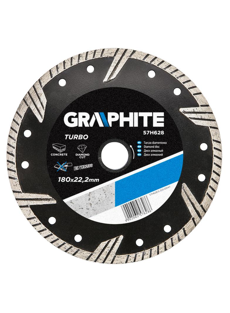 Tarcza diamentowa 180 x 22.2 mm, turbo