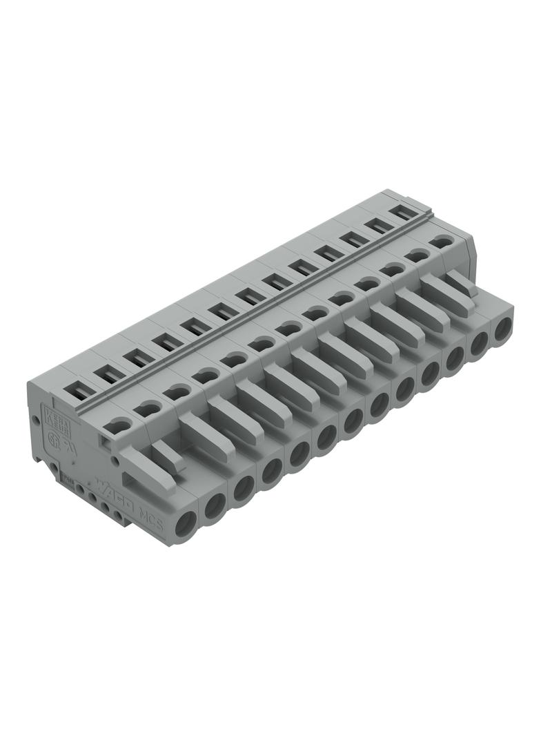 Gniazdo MCS‑MIDI Classic 13‑biegunowe szare rastre 5mm 231‑113/026‑000 /25szt./ WAGO