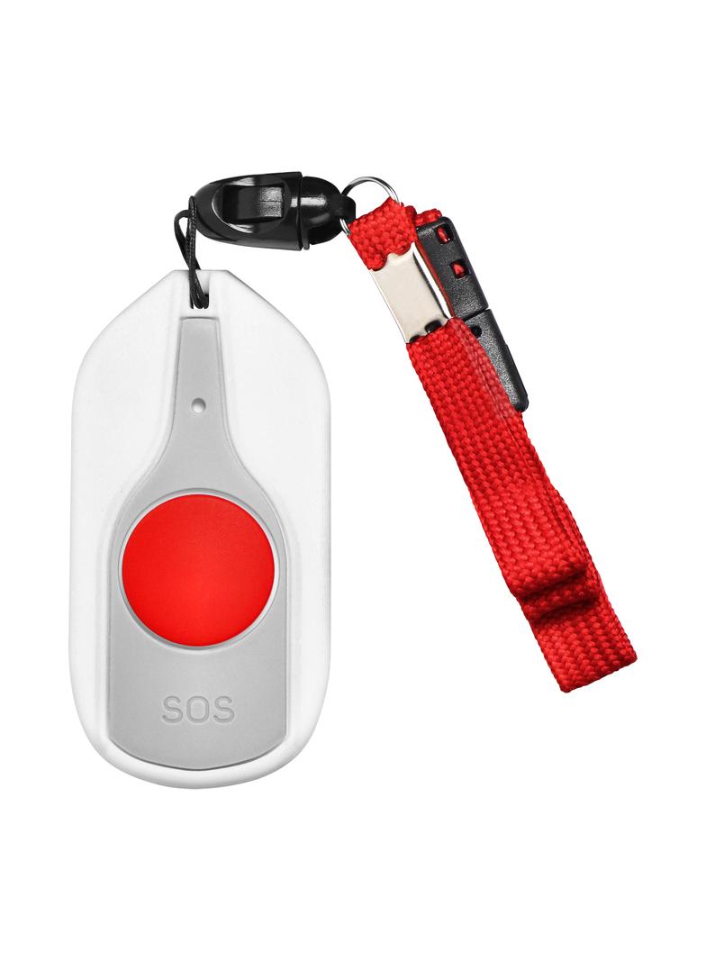 Bezprzewodowy dzwonek do drzwi sieciowy 230V przycisk SOS Wifi Tuya biały ORNO