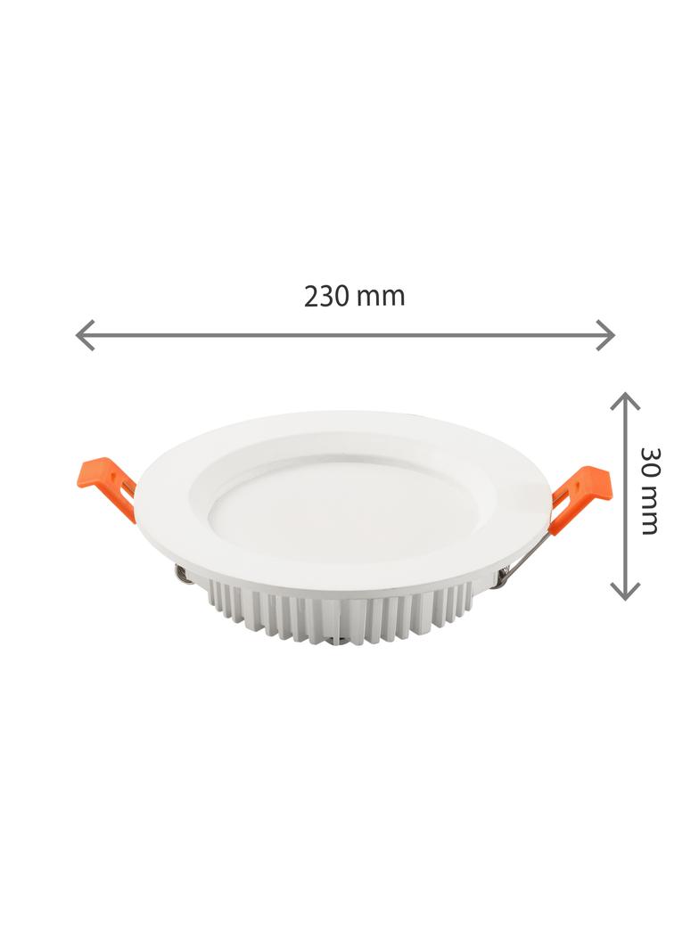 DURE 3 MAX DOWNLIGHT 28W CW 230V 110st IP44 IK06 Fi230x30 BIAŁY okrągły 5 lat gwarancji