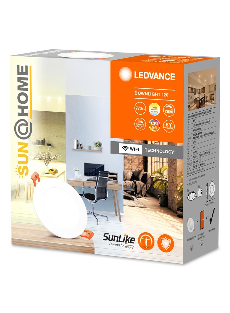 Oprawa SUN@HOME Downlight Slim 120mm TW