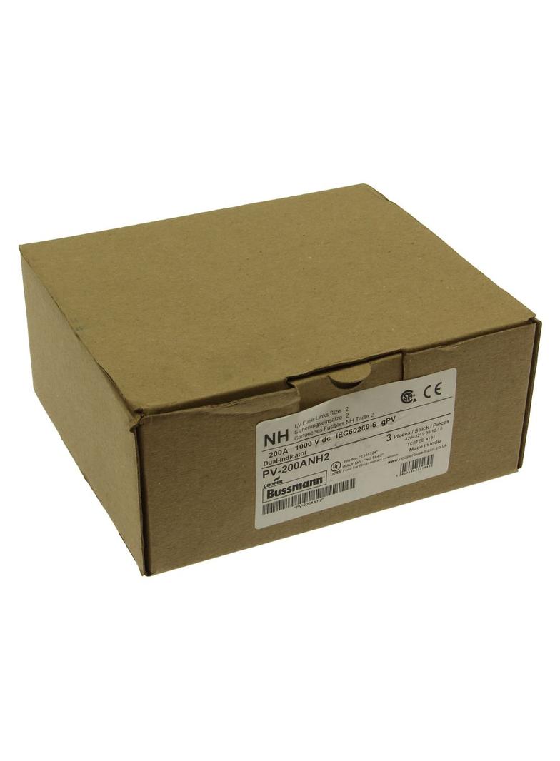 PV-200ANH2 Wkładka PV NH 200A 1000V DC PV rozmiar 2 podwójny wskaźnik PV-200ANH2 EATON