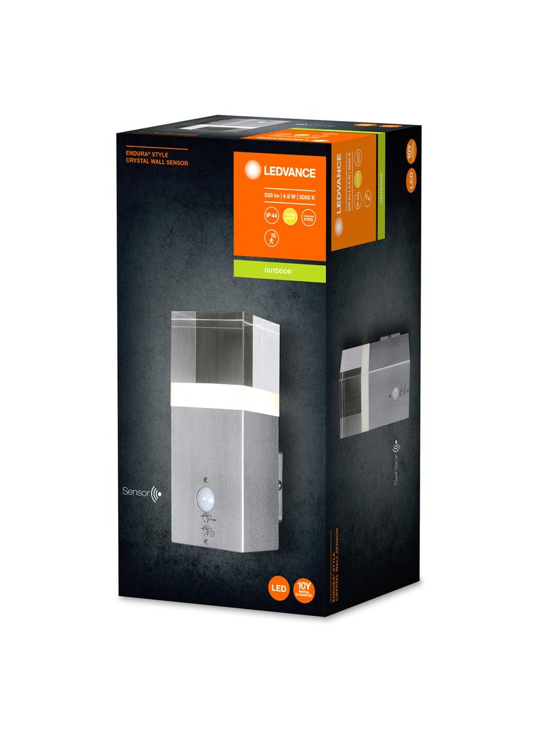 ENDURA STYLE CRYSTAL WALL SEN 5W ST LEDV Oprawa zewnętrzna