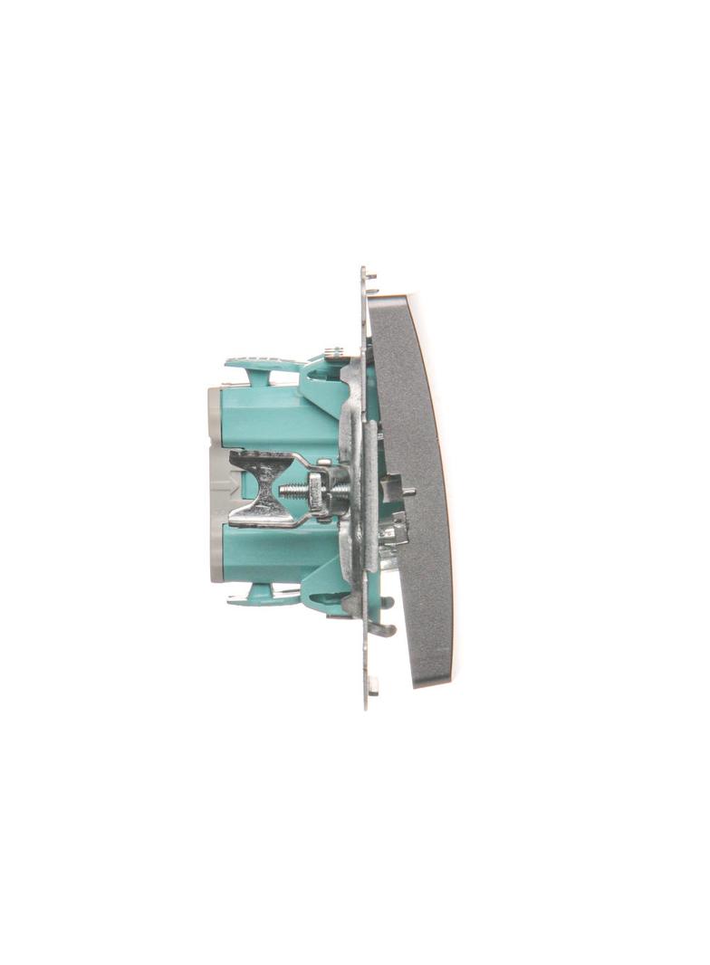 Simon Basic Przycisk dzwonek 10A szybkozłączka stal inox