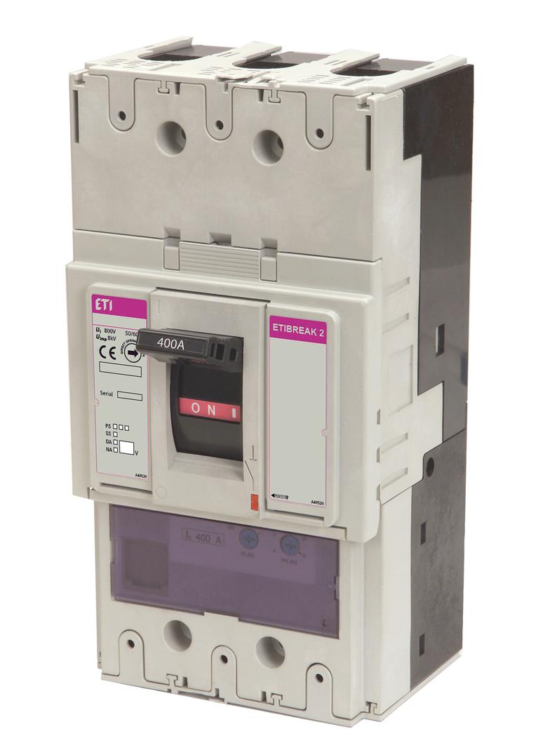 Wyłącznik mocy 70kA wyzw. elektroniczny EB2 250/4E 250A 4p 004671308 ETI