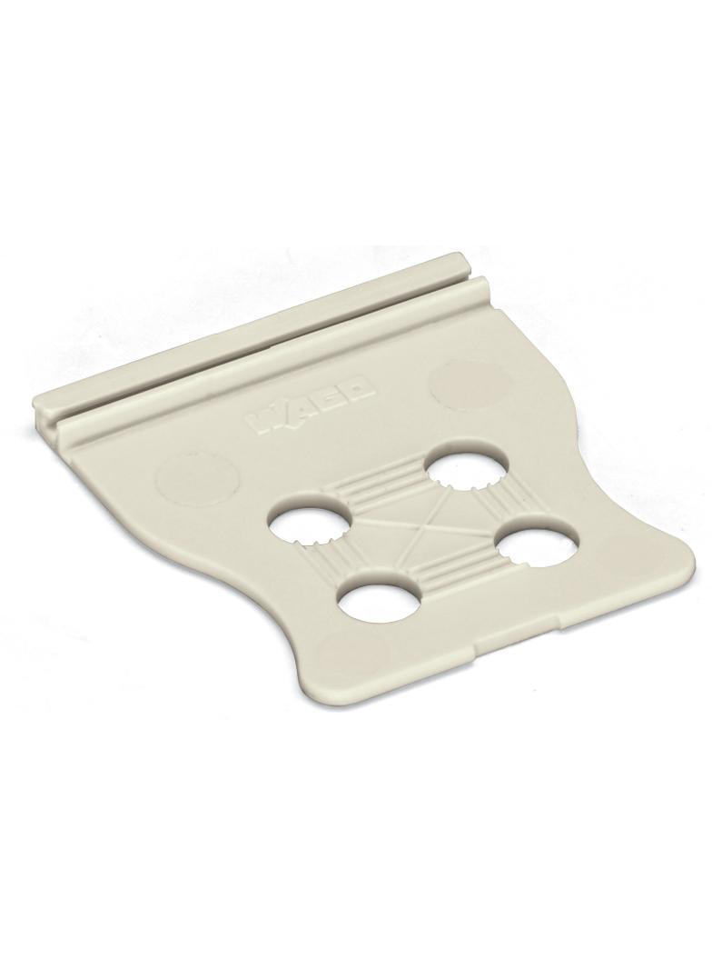 płytka odciążająca przewody jasnoszara