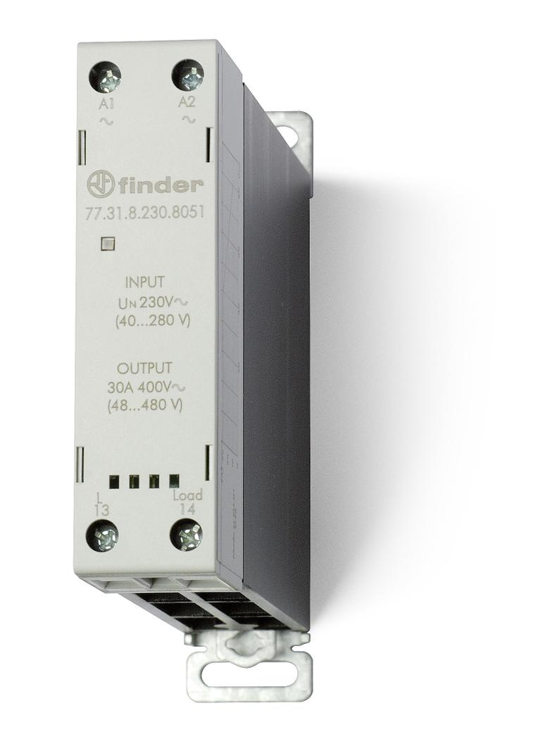 Przekaźnik półprzewodnikowy 1 Z; 30A; sterowanie 230V AC; wyjście 400V AC załączanie natychmiastowe,