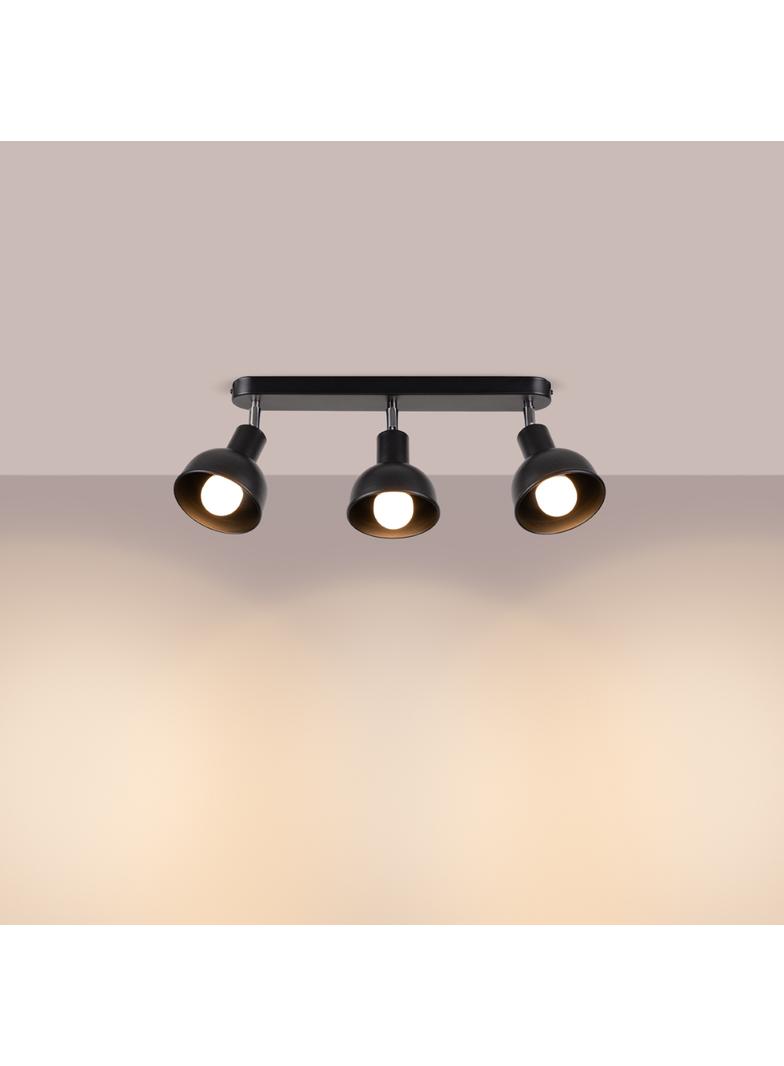 Plafon ELBA 3 czarny