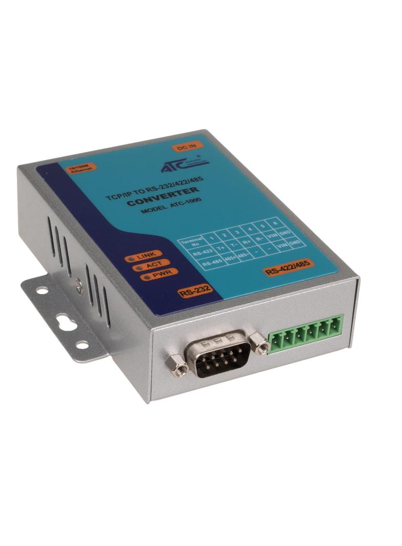 Konwerter RS-485 > LAN (TCP/IP) - zamiennik dla wycofanego ATC-1000 MAX-CN-ETH-485 F&F