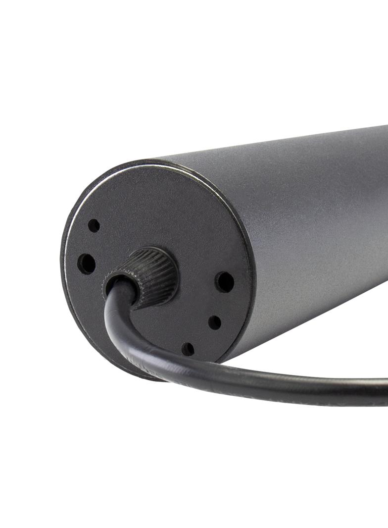 OPRAWA MADARA MINI II GU10 ZWIS NA SZYNOPRZEWÓD 3F 230V IP20 fi55*200mm CZARNY kabel 1m