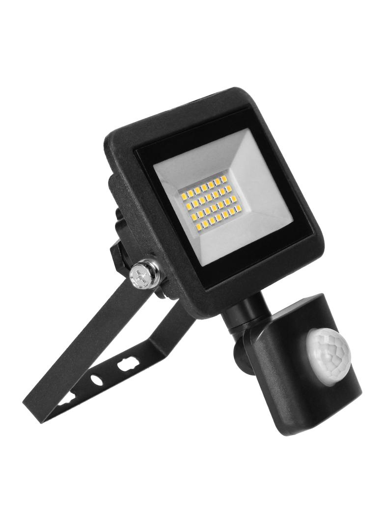 FARO S LED 20W naświetlacz z PIR, 1600lm, IP44, 4000K, aluminium + szkło AD-NL-6253BLR4 ORNO