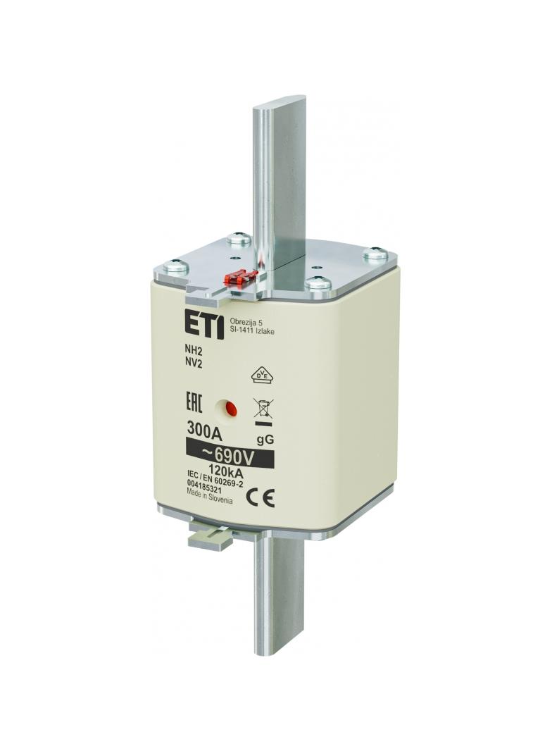 Wkładka topikowa NH zwłoczna KOMBI NH2 gG 300A 690V 004185321 ETI