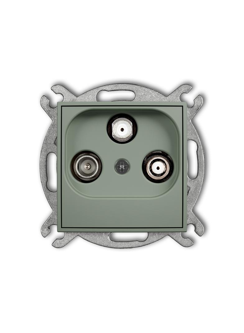 MINI Mechanizm gniazda multimedialnego 3F DATA (Vectra) szałwiowy