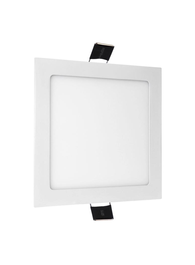 ALGINE  ECO LED SQUARE  230V 12W IP20  WW SUFITOWE biała ramka