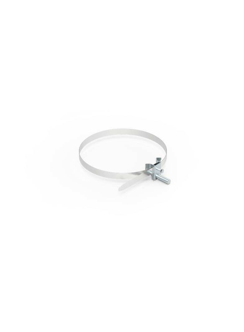 NI OBEJMA UNI. POJ. DO RUROCIĄGU M 8 (300mm-500) 77.3/M8 NI