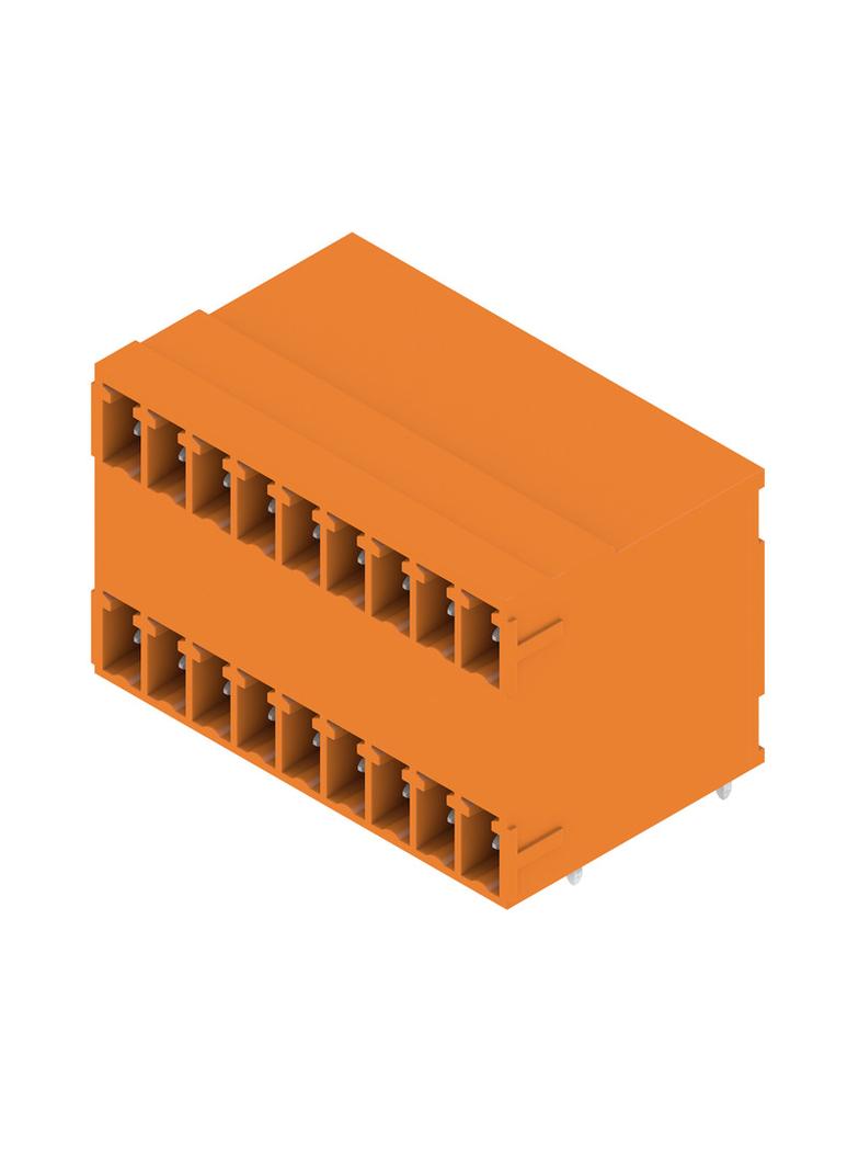 SCD 3.81/18/90G 3.2SN OR BX Wtyki PCB (złącza płyty), 3.81 mm, Liczba biegunów: 18, kąt odejścia: 90° /32szt./ 1972860000 WEIDMÜLLER