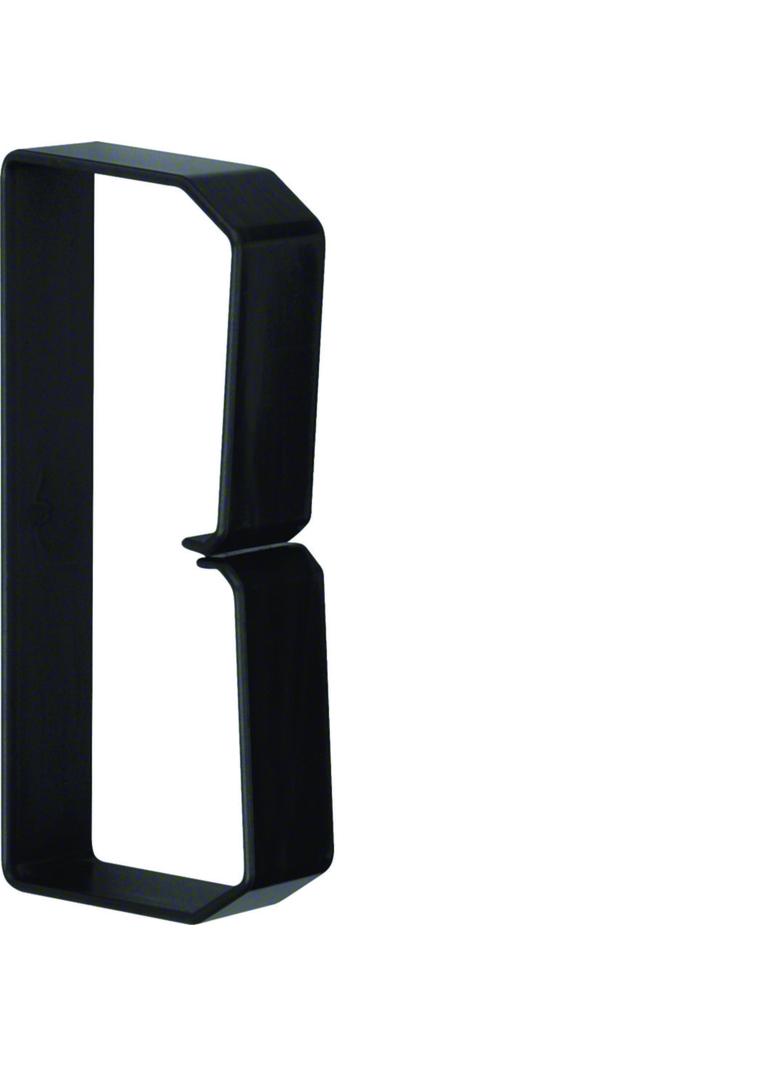 tehalit.BA6 Klamra do przewodów 60120 czarny B601203 HAGER